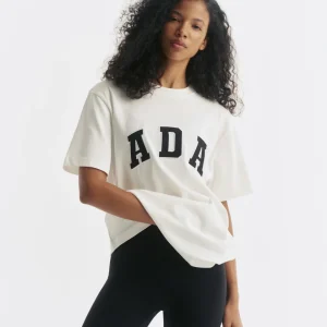 ADA Short Sleeve Oversized T-shirt - White/Black